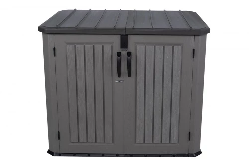 Ящик пластиковый WoodLook, 1380 л, серый