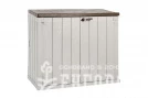 Ящик пластиковый Toomax Wood Style 1270л, серый/коричневый