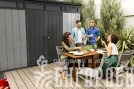 Сарай пластиковый Artisan 11*7