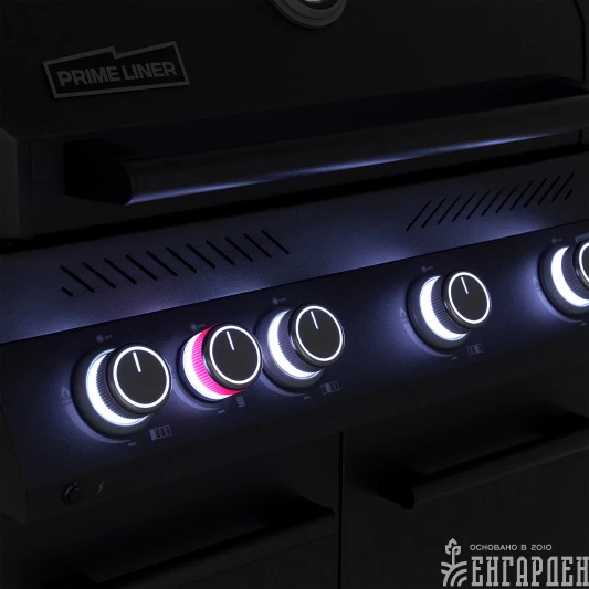 Газовый гриль PRIMELINER G class 4B комплектация DELUXE