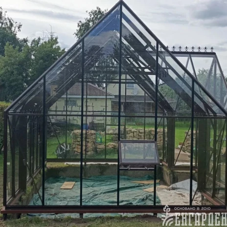Теплица Botanik T Style 45 Maximum с тамбуром Standard комплектом купейных двери Ботаник