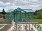 Теплица Botanik Т Standard с тамбуром и комплектом поворотных дверей Ботаник