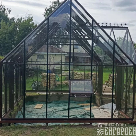 Теплица Botanik T Style 45 Maximum с тамбуром Standard комплектом купейных двери Ботаник
