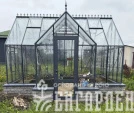 Теплица Botanik T Style 45 Standard с тамбуром Mini с комплектом поворотных двери Ботаник