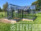 Теплица Botanik Т Standard с тамбуром и комплектом поворотных дверей Ботаник