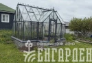 Теплица Botanik T Style 45 Standard с тамбуром Mini с комплектом поворотных двери Ботаник