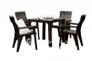 Комплект мебели b:rattan Boston Set, венге,антрацит