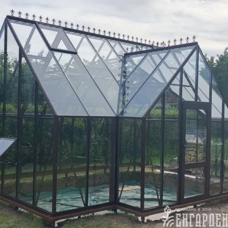 Теплица Botanik T Style 45 Maximum с тамбуром Standard комплектом купейных двери Ботаник