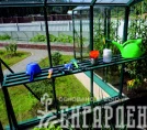 Откидывающаяся полка без окраски в теплицу Botanik Ботаник