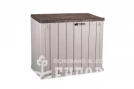 Ящик пластиковый TOOMAX Wood Style 842л СЕРЫЙ/КОРИЧНЕВЫЙ