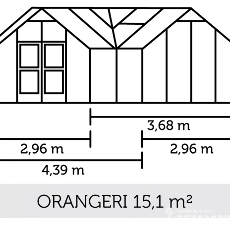 Теплица с тамбуром: Juliana Orangeri Anthracite ( Джулиана)