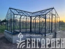 Теплица Botanik Т Standard с тамбуром и комплектом поворотных дверей Ботаник