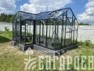 Теплица Botanik T Standard с минитамбуром и комплектом поворотных дверей Ботаник