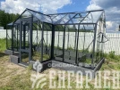 Теплица Botanik T Standard с минитамбуром и комплектом поворотных дверей Ботаник