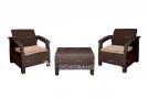 Комплект TWEET Balcony Set, цвет: белый, коричневый