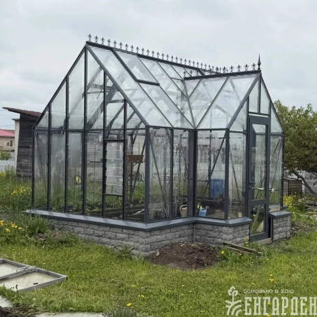 Теплица Botanik T Style 45 Standard с тамбуром Mini с комплектом поворотных двери Ботаник