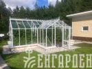 Теплица Botanik Т Standard с тамбуром и комплектом поворотных дверей Ботаник