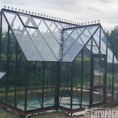 Теплица Botanik T Style 45 Maximum с тамбуром Standard комплектом купейных двери Ботаник