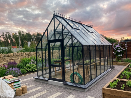 Теплица Botanik Style 45 Standard с комплектом повортой двери Ботаник