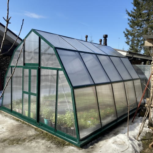 Теплица ОЛИМП сотовый поликарбонат 8 мм, 10 мм