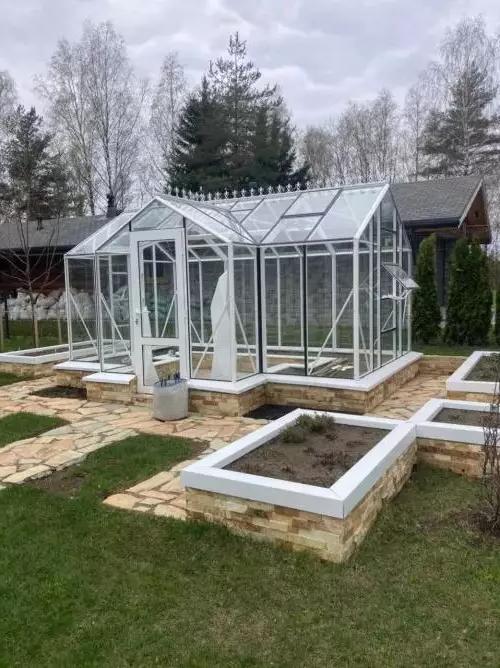 Теплица Botanik T Standard с минитамбуром и комплектом поворотных дверей Ботаник