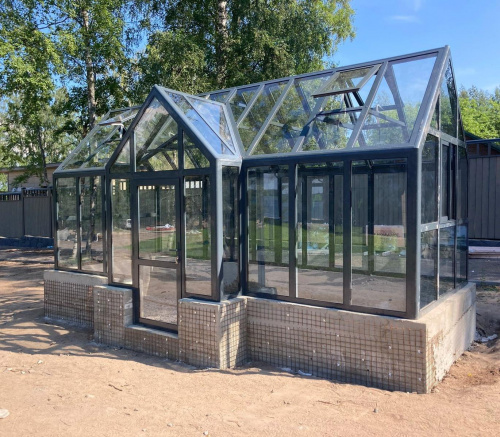 Теплица АЛЬФА с тамбуром 2.5