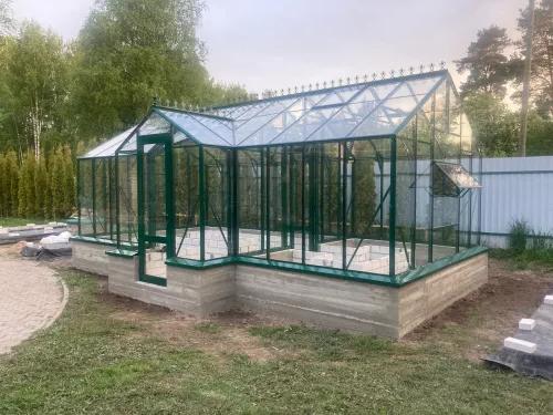 Теплица Botanik Т Maximum с минитамбуром и комплектом купейных дверей Ботаник