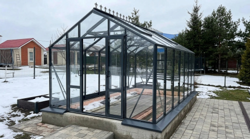 Теплица Botanik Standard с комплектом купейной двери Ботаник