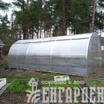 Теплица Воля Сигма с открывающейся крышей (шаг 100 см)