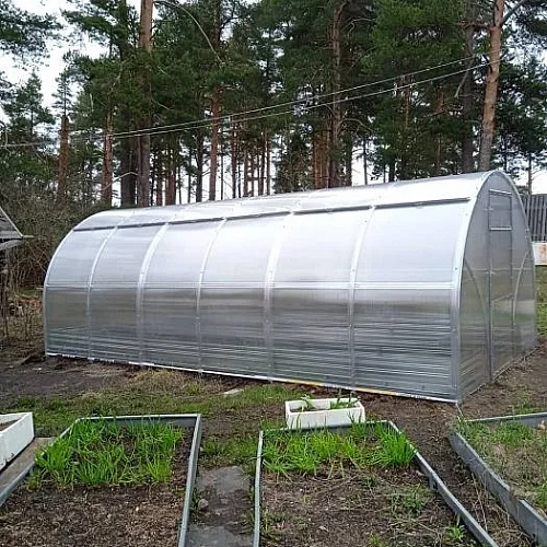 Теплица Воля Сигма с открывающейся крышей (шаг 100 см)