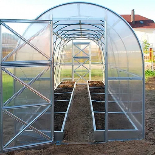 Теплица Воля Дачная-Двушка ЛЮКС