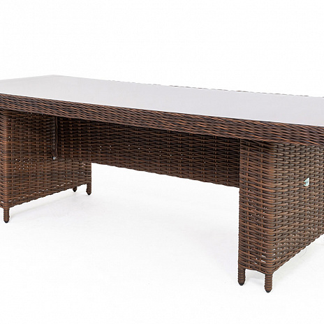 Комплект плетеной мебели МОККА SAN MARINO (стол обеденный, 8 кресел), Бронзовый