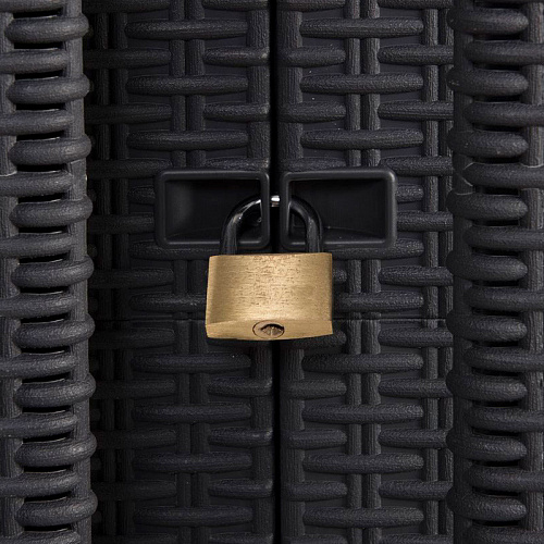 Уличный шкаф TOOMAX 2х дверный глубокий SANTORINI XL (4 полки)