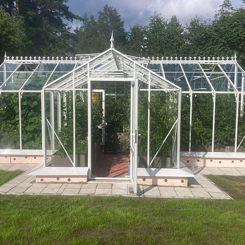 Теплица Botanik T Maximum с тамбуром и комплектом купейных дверей Ботаник