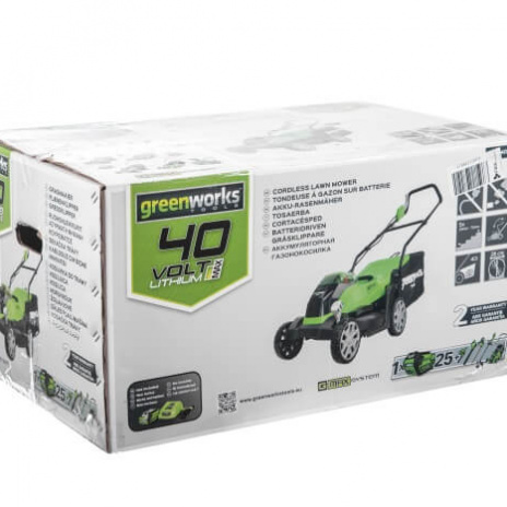 Газонокосилка аккумуляторная GREENWORKS G40LM35K4
