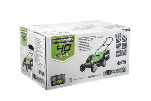 Газонокосилка аккумуляторная GREENWORKS G40LM35K4