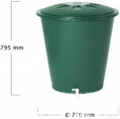 Емкость бочка для воды круглая GRAF 210 л (500212)