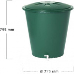 Емкость бочка для воды круглая GRAF 210 л (500212)