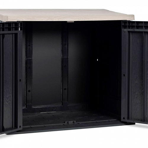 Ящик пластиковый TOOMAX STORA WAY PLUS XL 1270л, антрацит/светло-серый