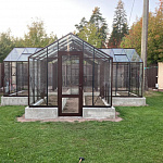 Теплица АЛЬФА с тамбуром 3.0