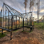 Теплица АЛЬФА с тамбуром 3.5