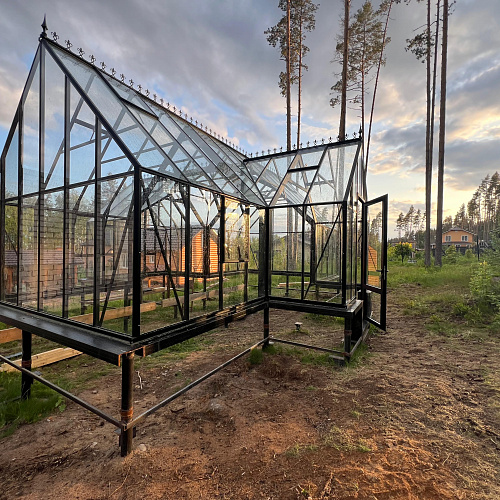 Теплица АЛЬФА с тамбуром 3.5