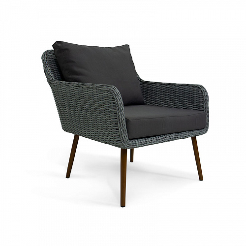 Комплект плетеной мебели MOKKA RIMINI (стол кофейный, 2 кресла, диван 2 х-местная)