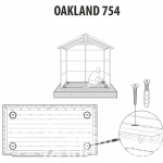 Сарай пластиковый Oakland 754