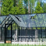 Теплица Botanik T Style 45 Maximum с тамбуром Standard комплектом поворотных дверей Ботаник