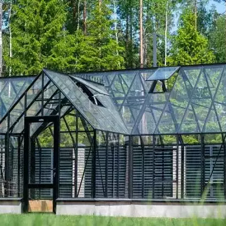 Теплица Botanik T Style 45 Maximum с тамбуром Standard комплектом поворотных дверей Ботаник