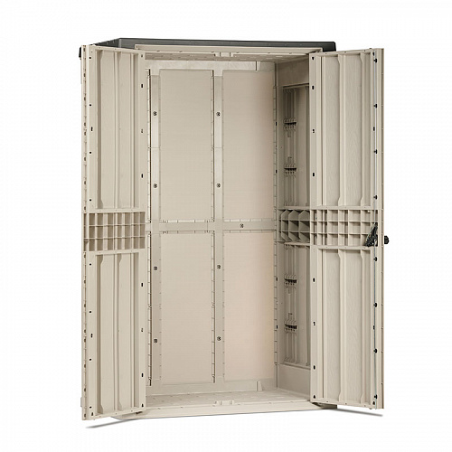 Уличный шкаф TOOMAX 2х дверный высокий Storaway, серый/антрацит