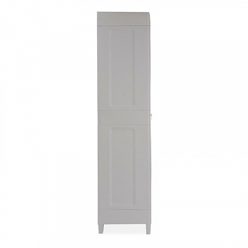 Уличный шкаф TOOMAX 2х дверный глубокий WOODY'S XL (3 полки), светло-серый