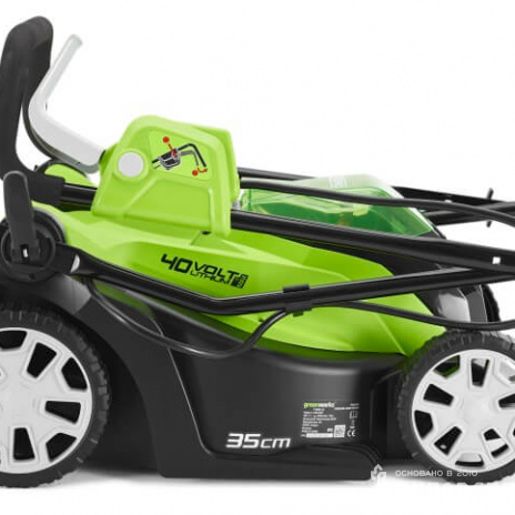 Газонокосилка аккумуляторная GREENWORKS G40LM35