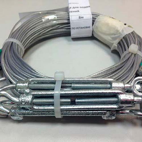 Линия для подвязки растений в оцинкованную теплицу ЕНГАРДЕН (4 ряда)